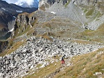 Superiamo la Scatta scendendo e aggirando il Pizzo Moro